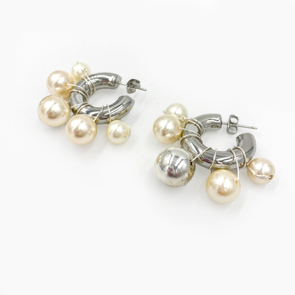 Paire De Boucles Unlocked Argentées