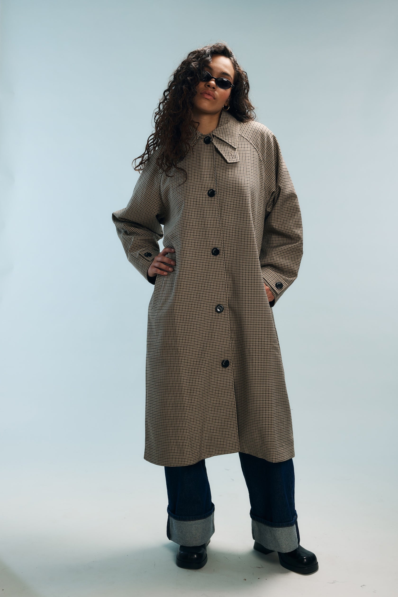 Trench Carreaux Bobby