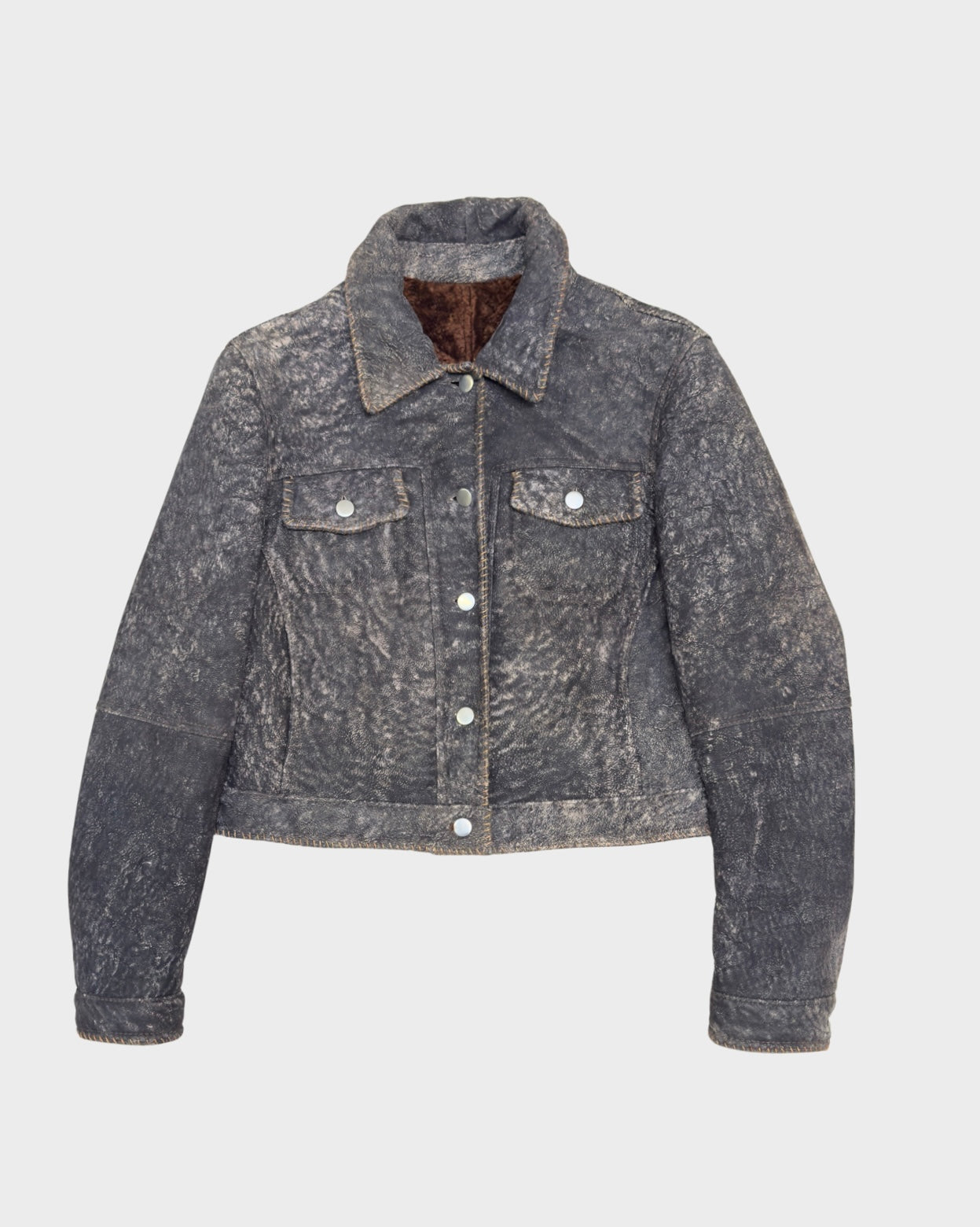 Veste En Daim & Mouton