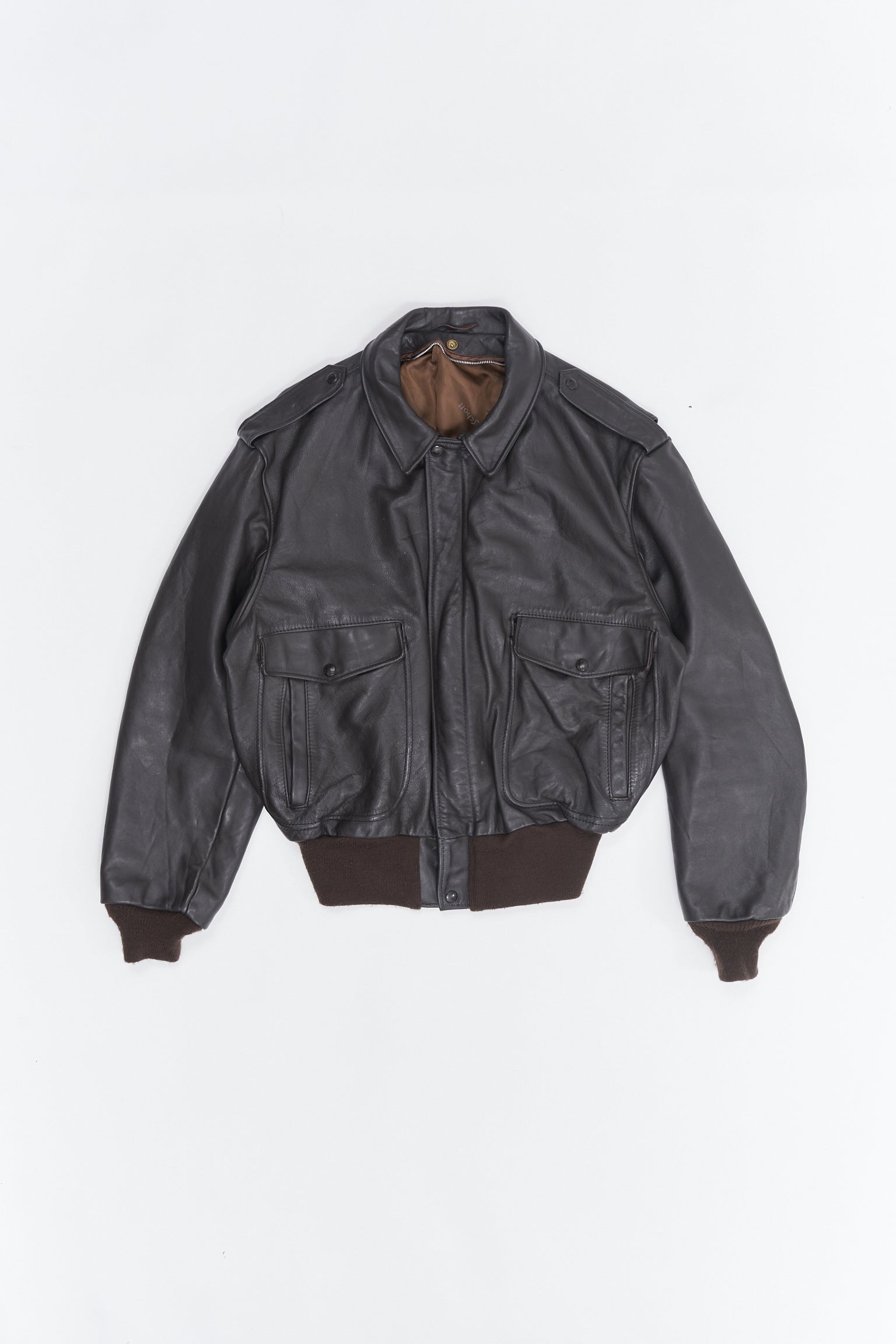Schott Leather Jacket - L