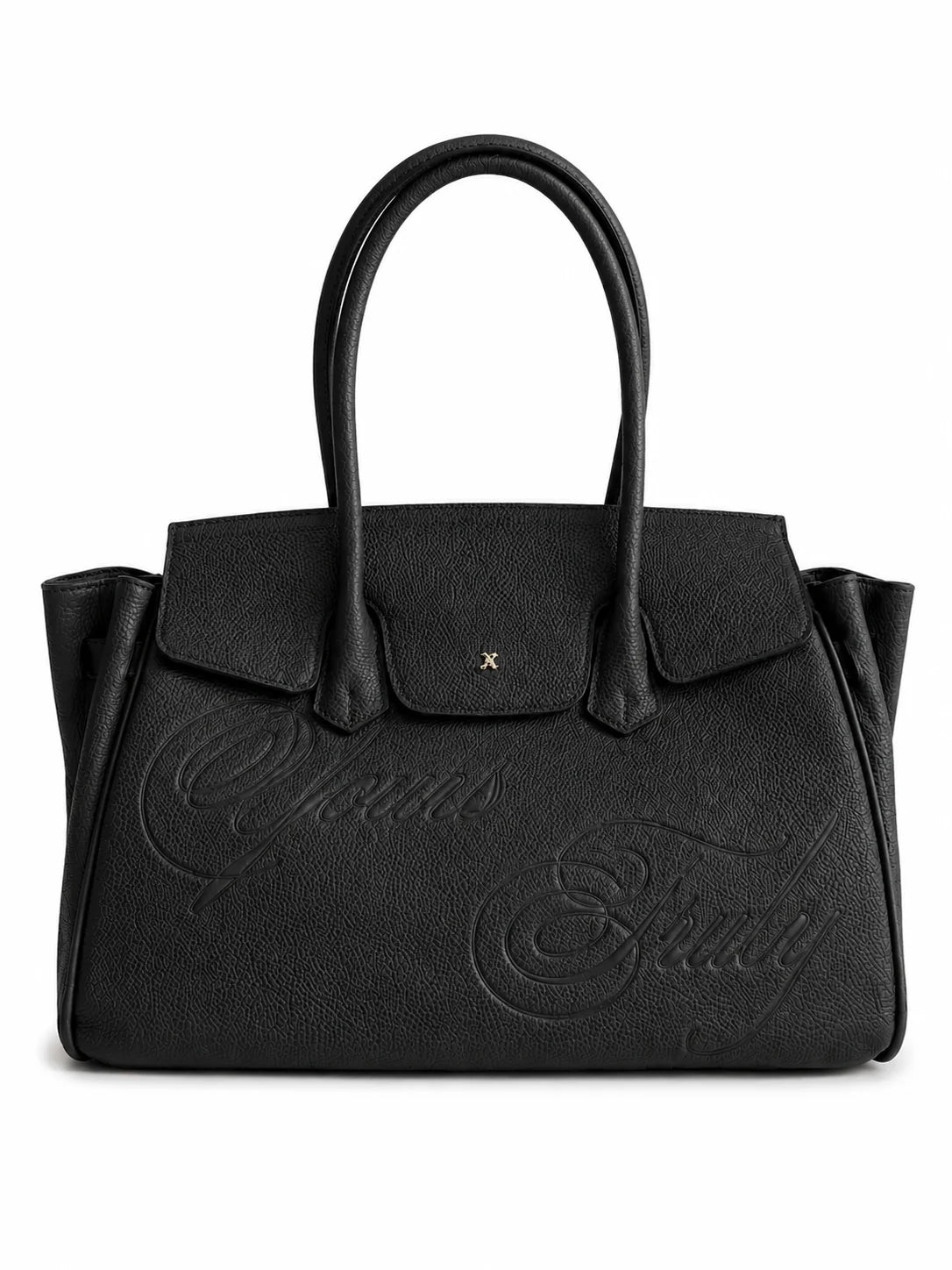 Leather Carryall Black