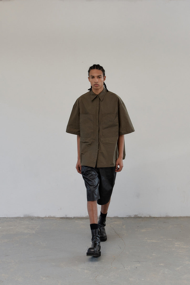 Chemise Unie Olive