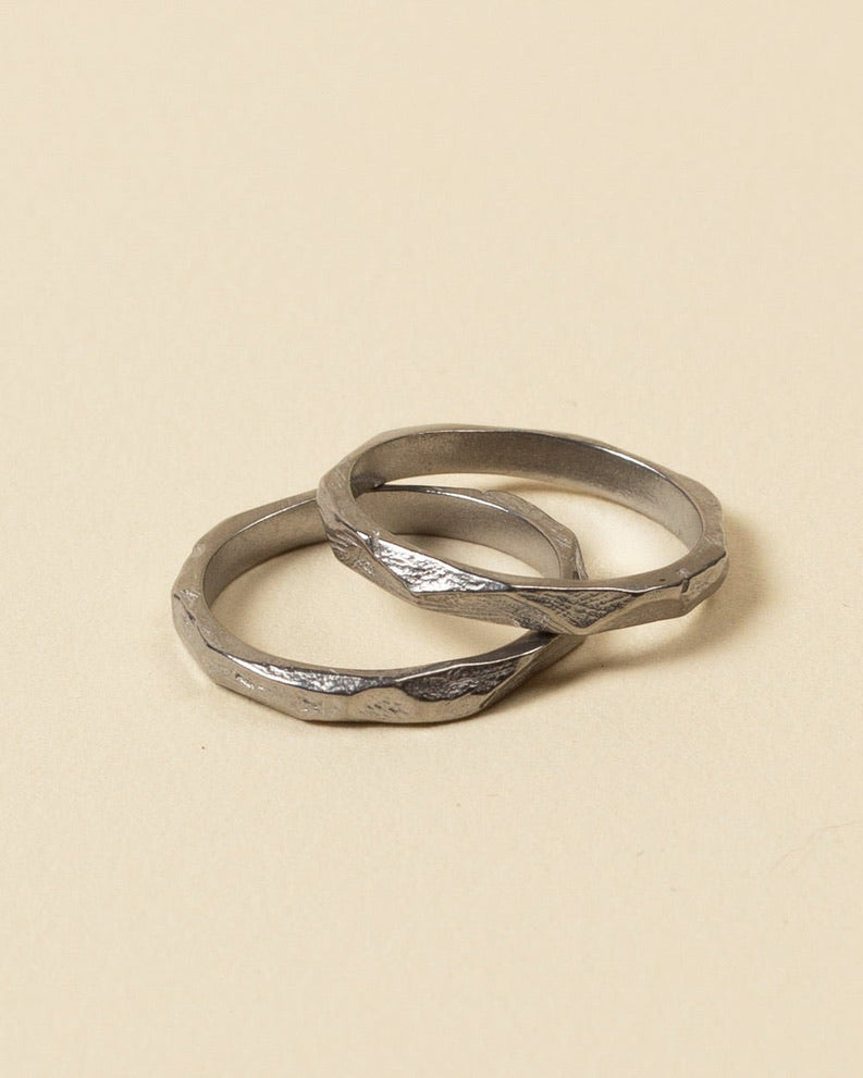 Twin Ring Silver 