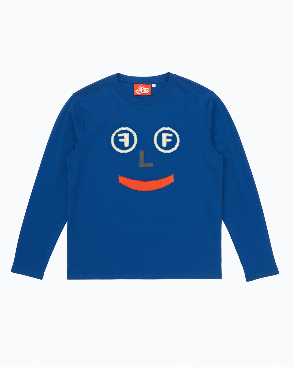 T-shirt Manches Longues Bleu