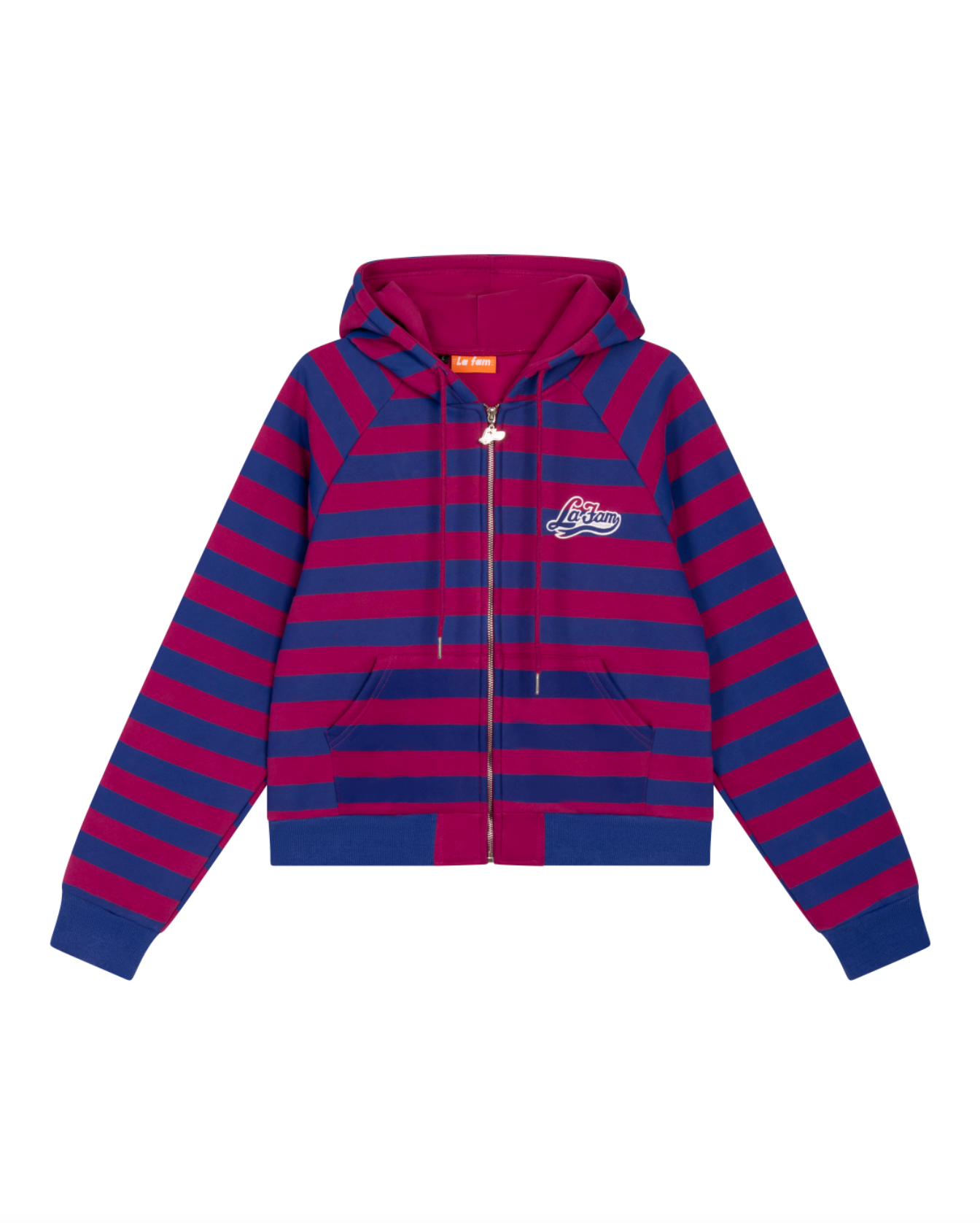 Sweat À Capuche Rose/Bleu