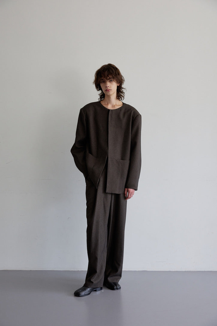 Pantalon Cocoon Marron