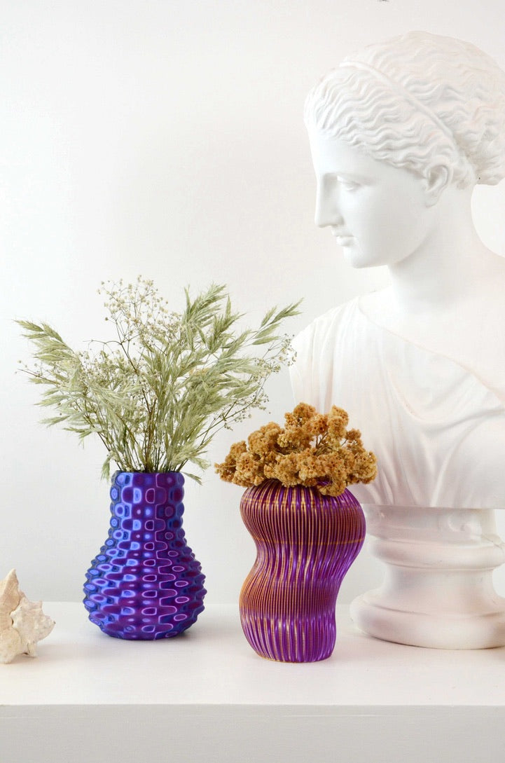 Vase Hypno - Rose/Orange
