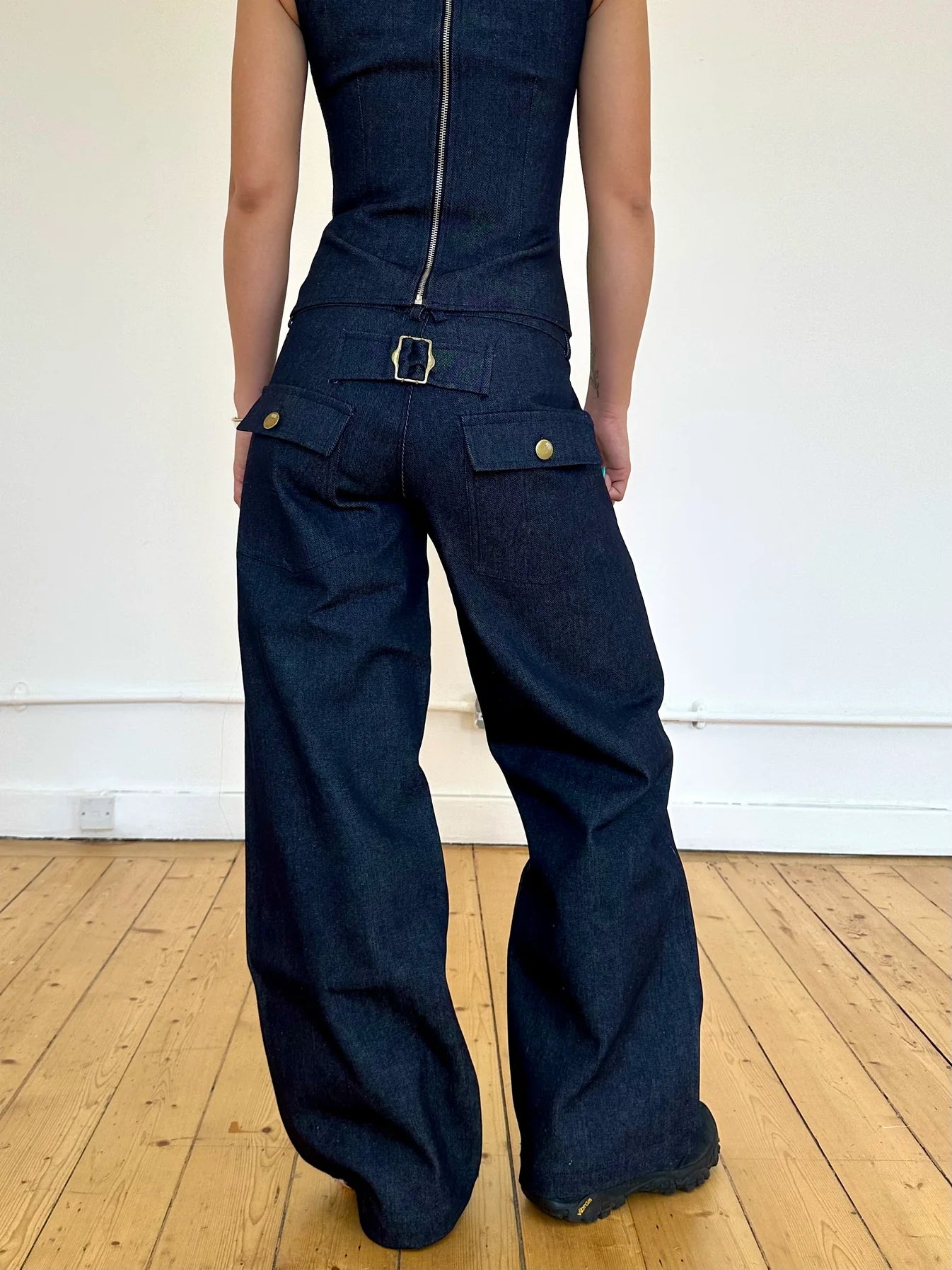 Jean Slouch – Denim Bleu Marine