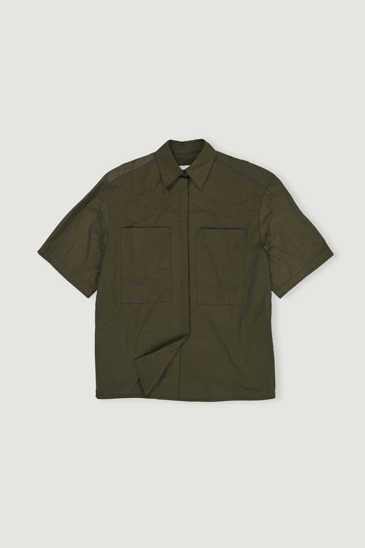 Chemise Unie Olive