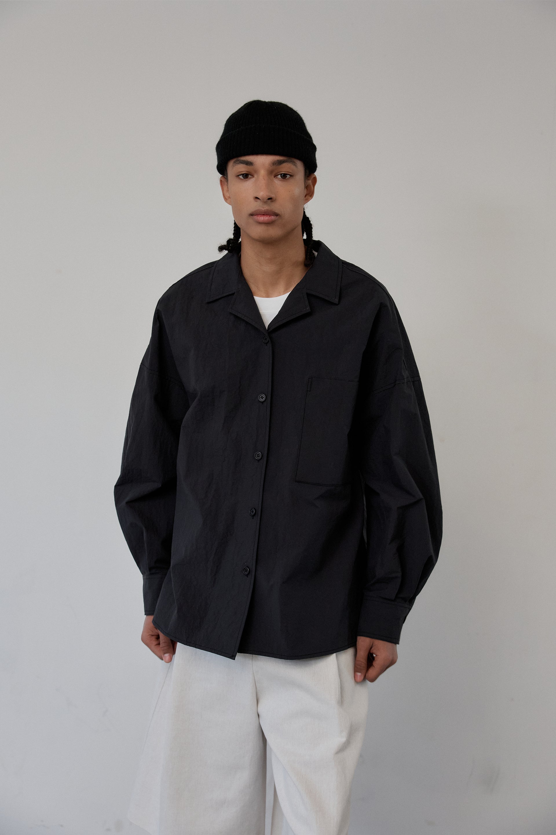 Chemise Unie Noire