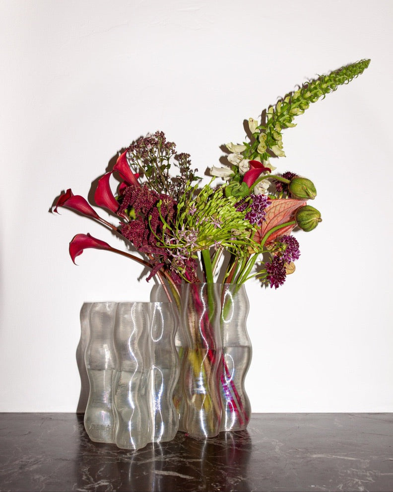 Transparent Magma Vase