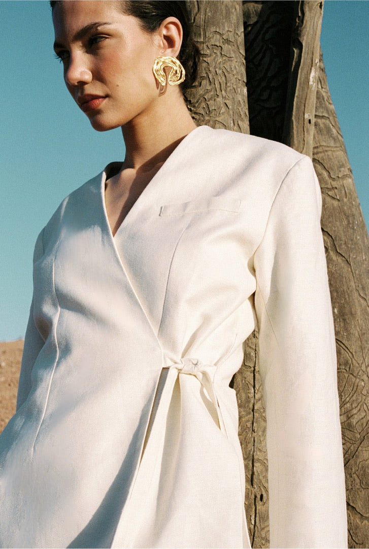 Veste Tailleur en Lin Youssef