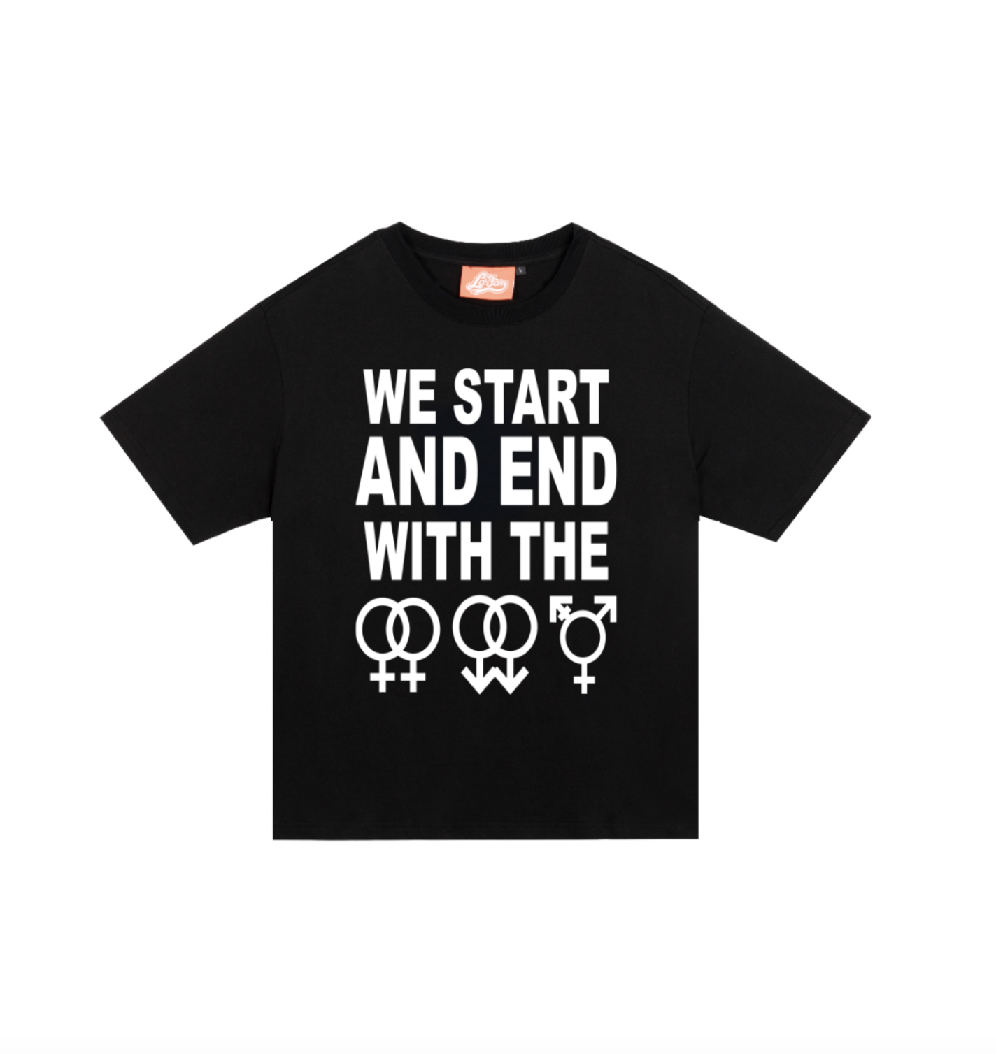 T-shirt Lgbtqia+ Noir