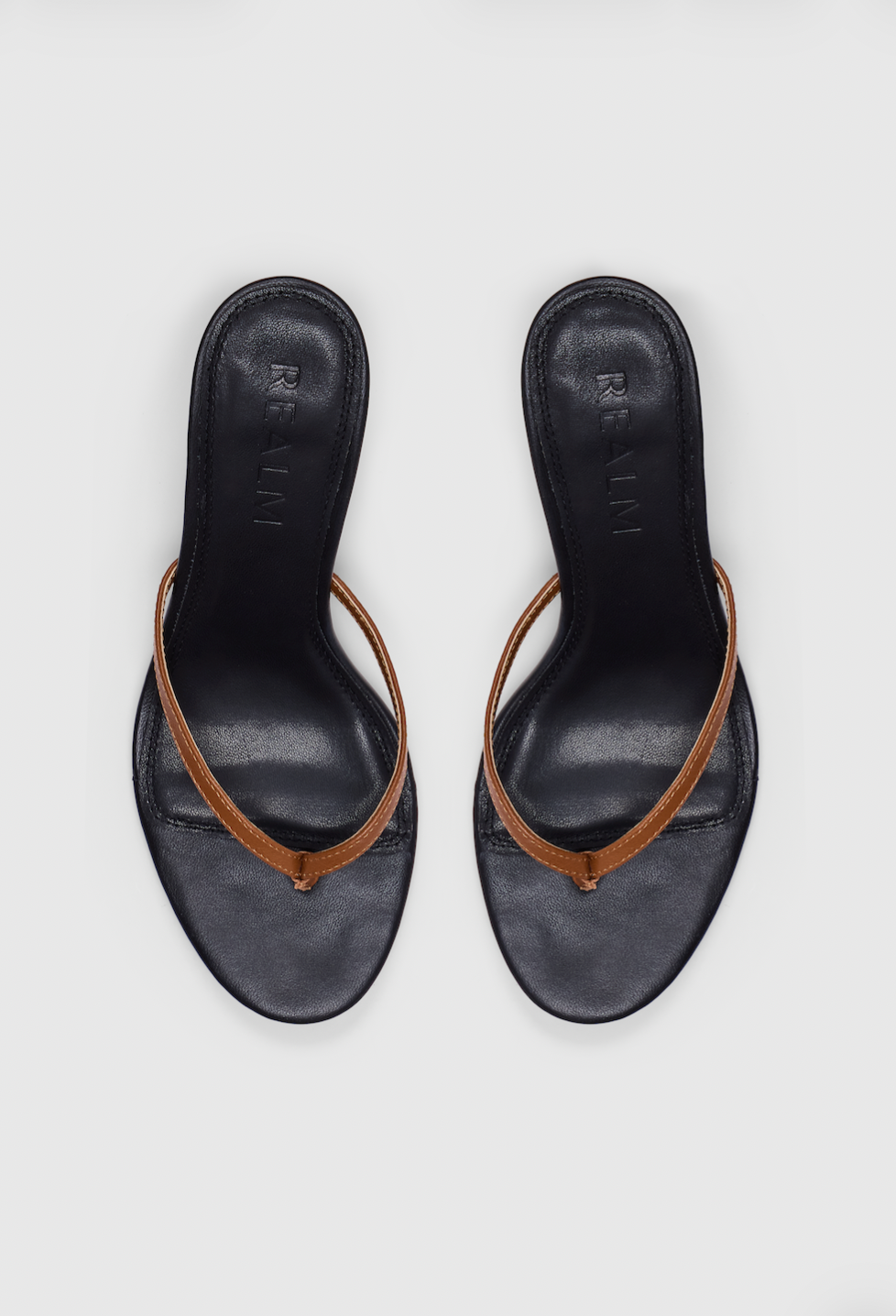 Sandales À Talon Spirit En Cuir - Camel
