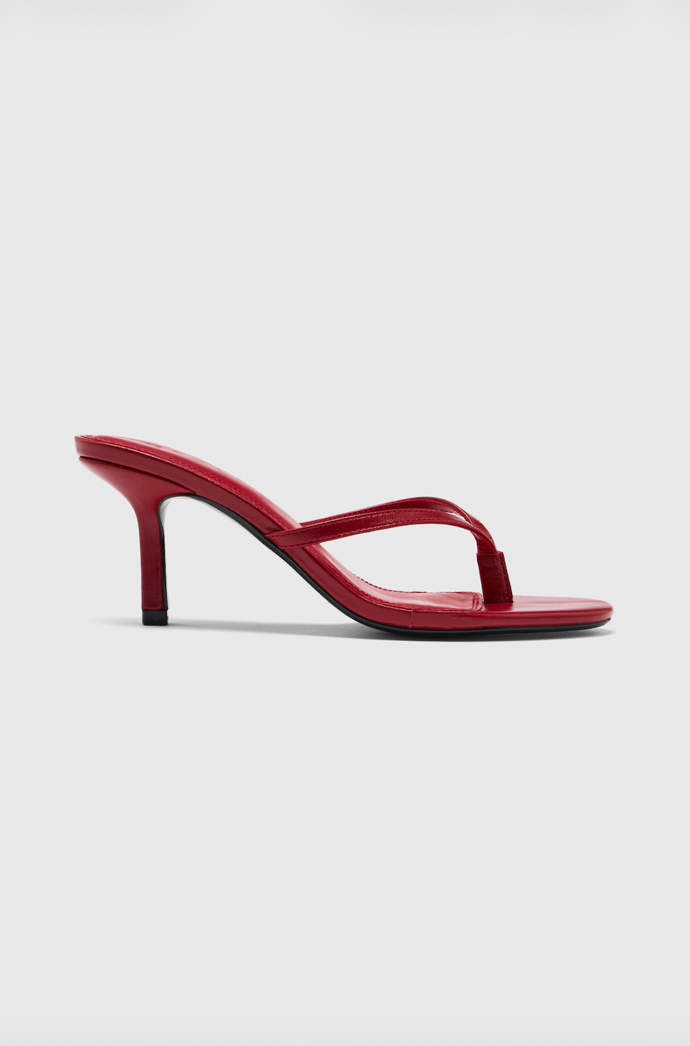 Sandales À Talon Spirit En Cuir - Pimento