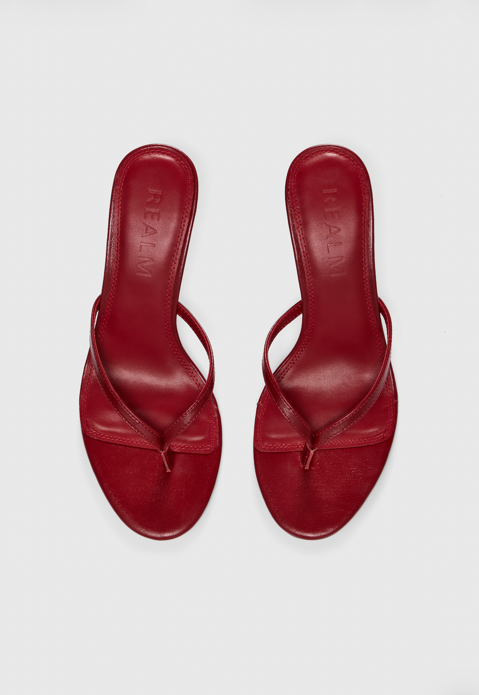 Sandales À Talon Spirit En Cuir - Pimento