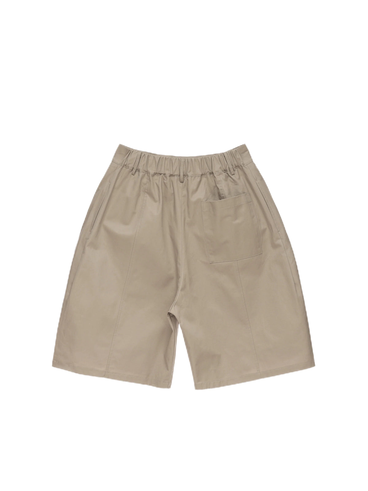 Short ample à double plis - Beige