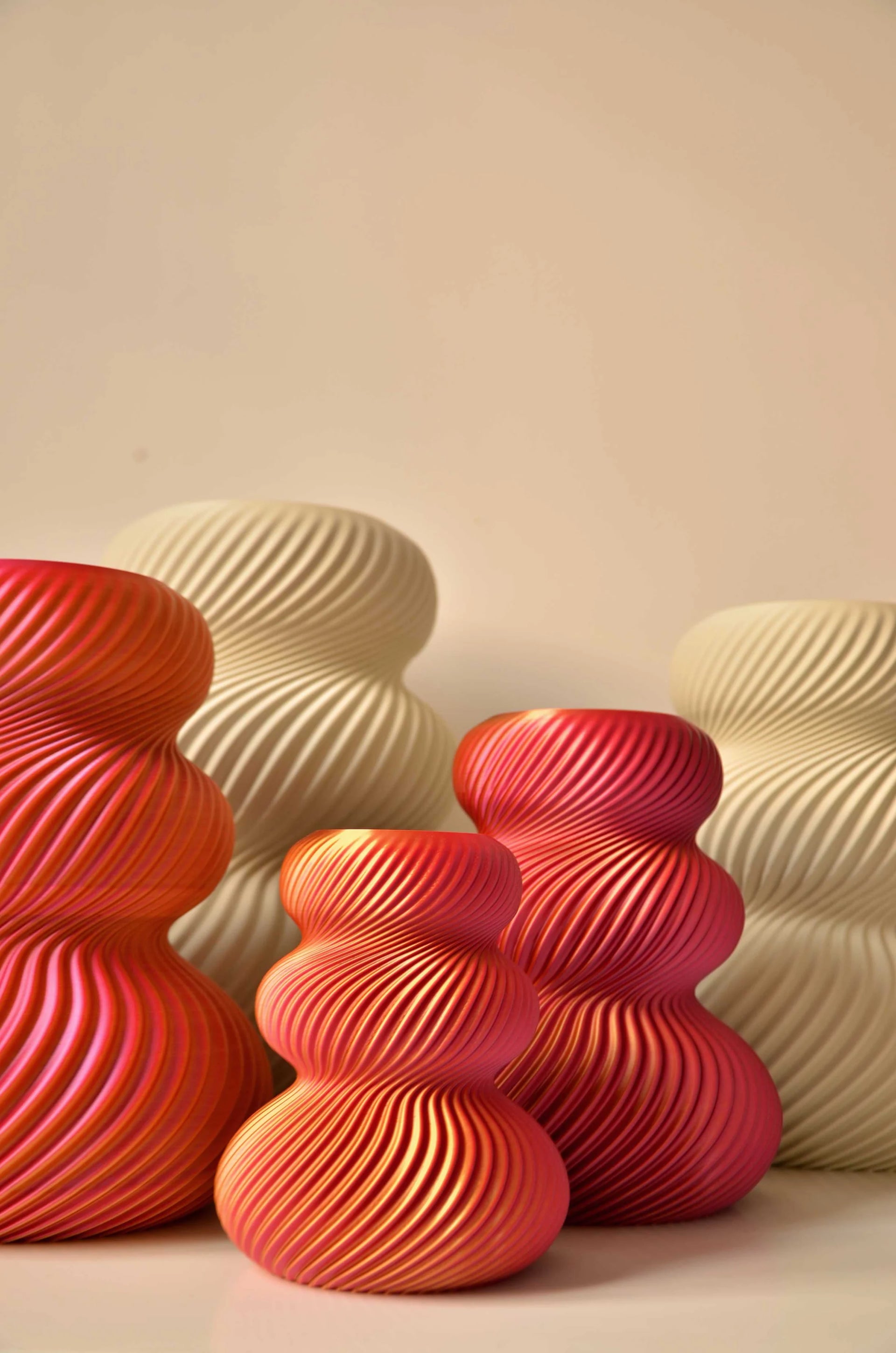 Vase Chantilly - Jaune/Violet