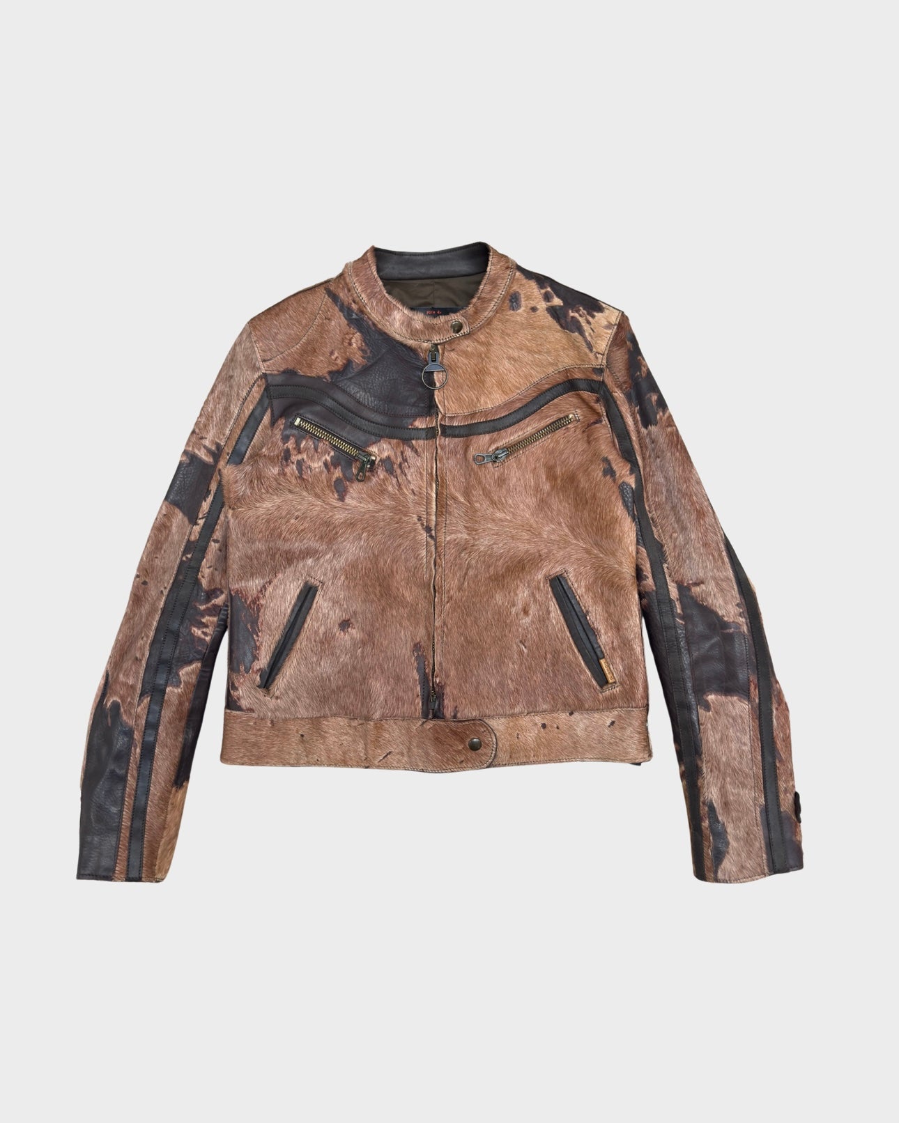 Veste En Cuir & Poil Poney