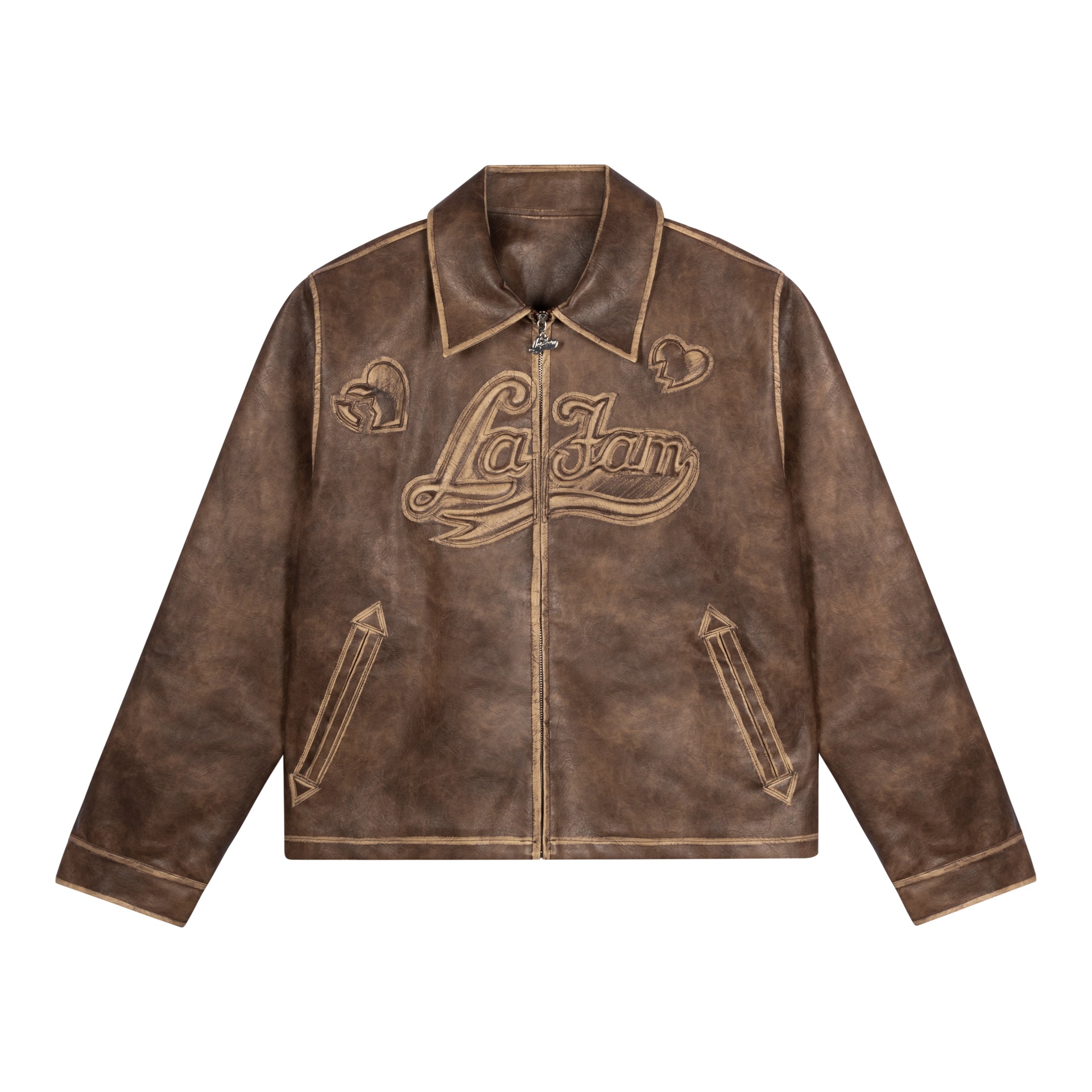 Veste Marron Délavée
