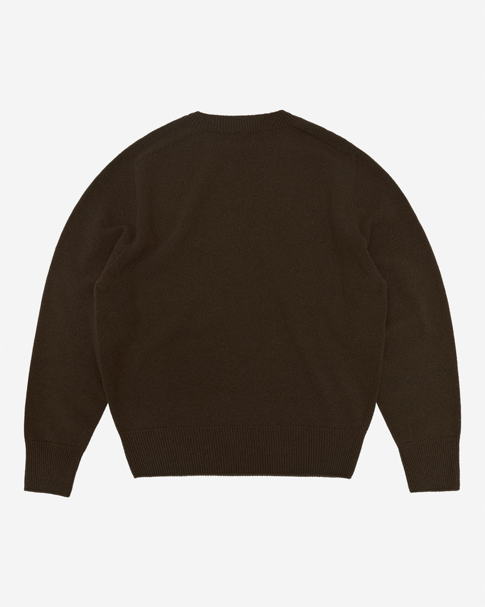 Pull En Maille Marron