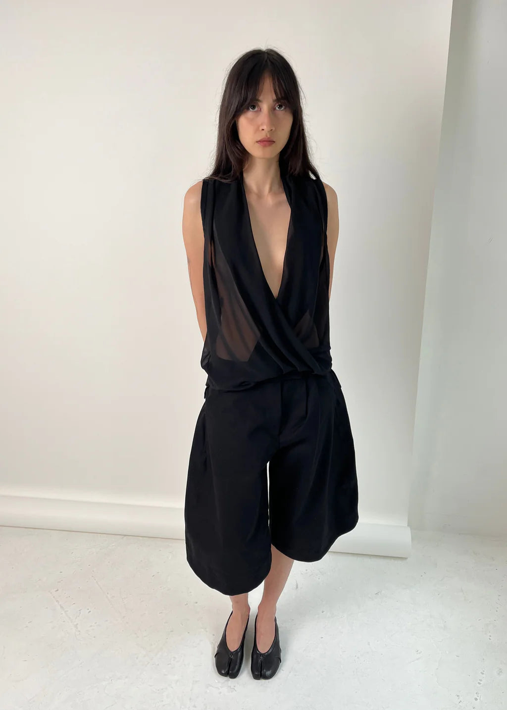 Top Samantha Col Drapé