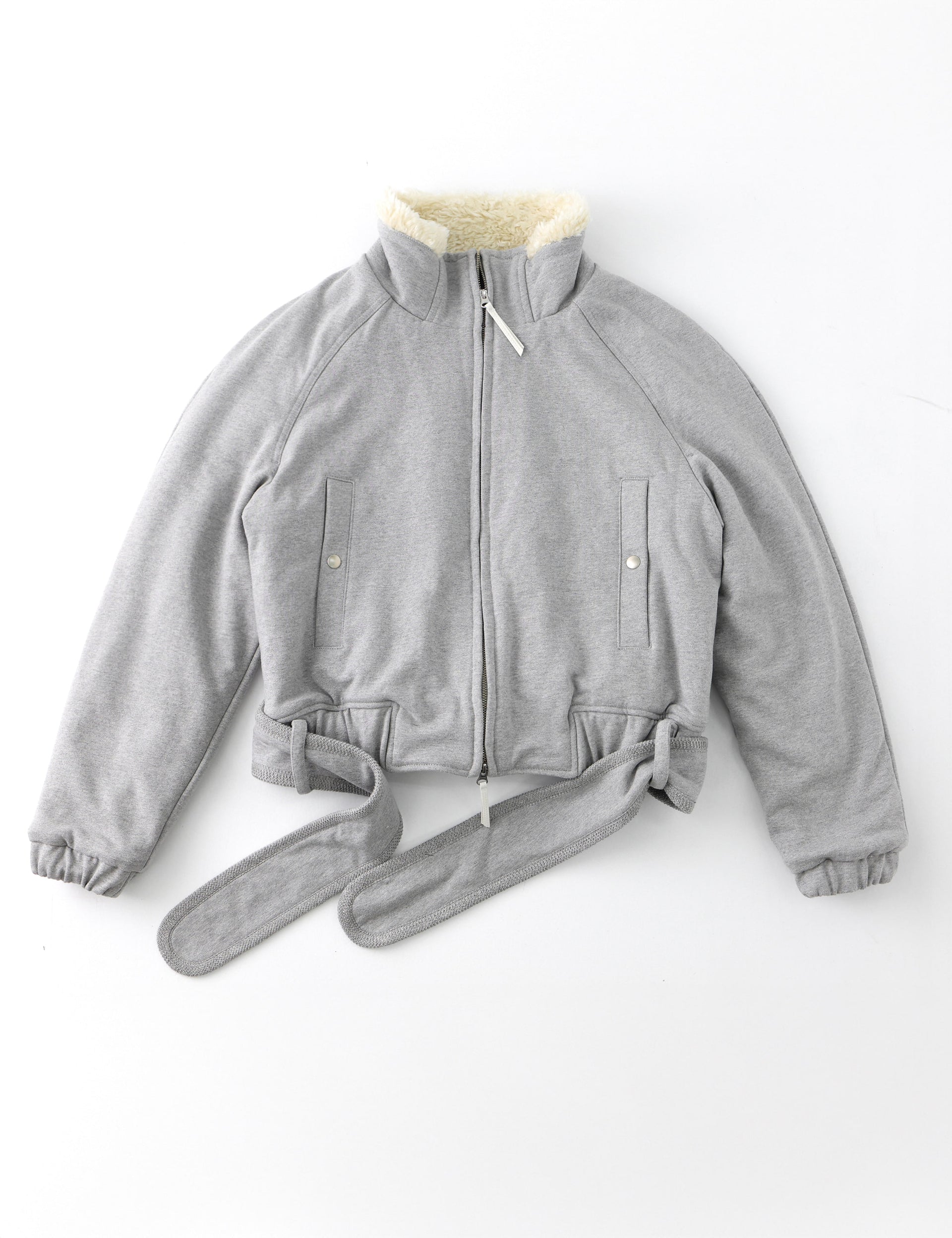 Veste Zippée À Ceinture