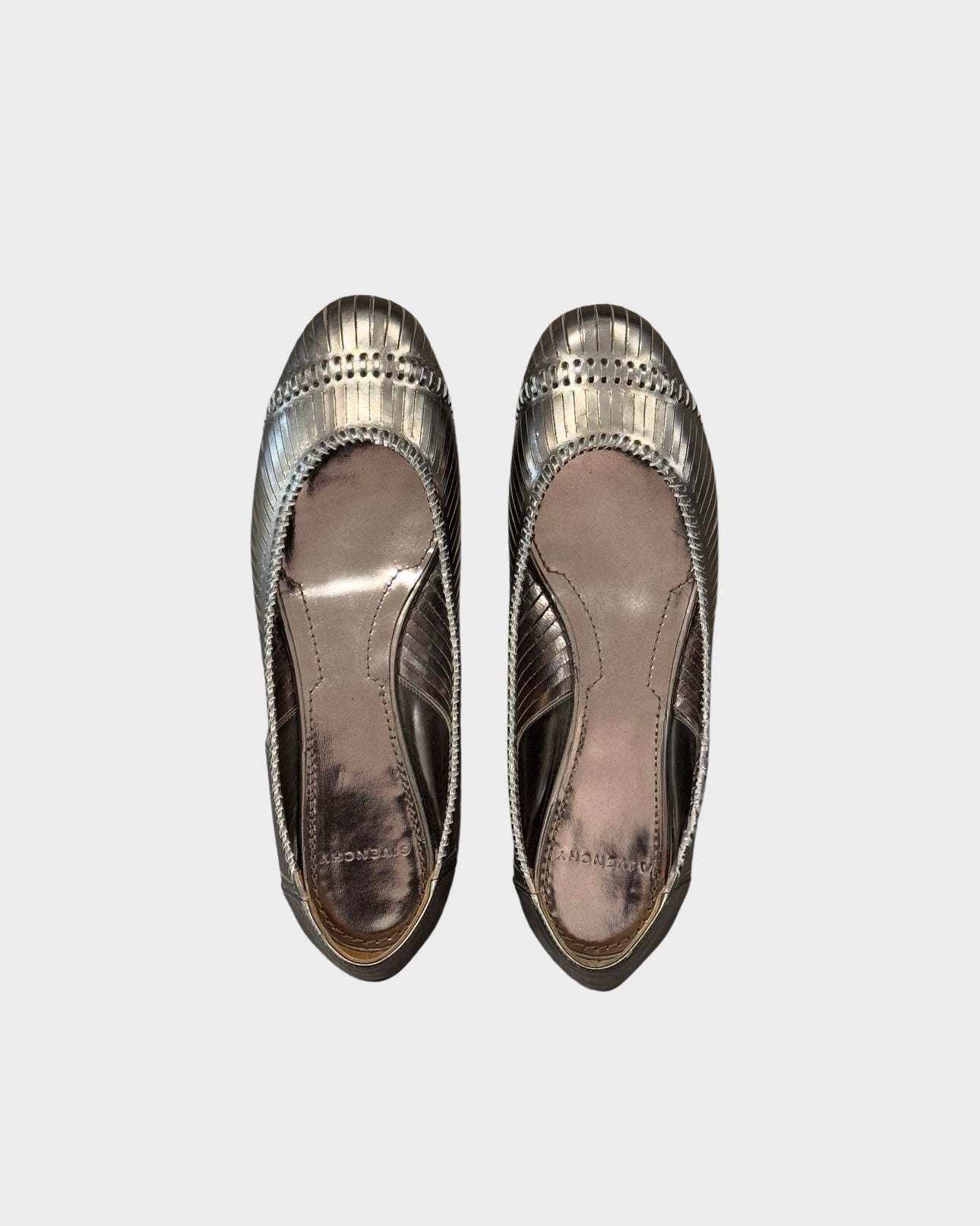Givenchy Ballerines argentées