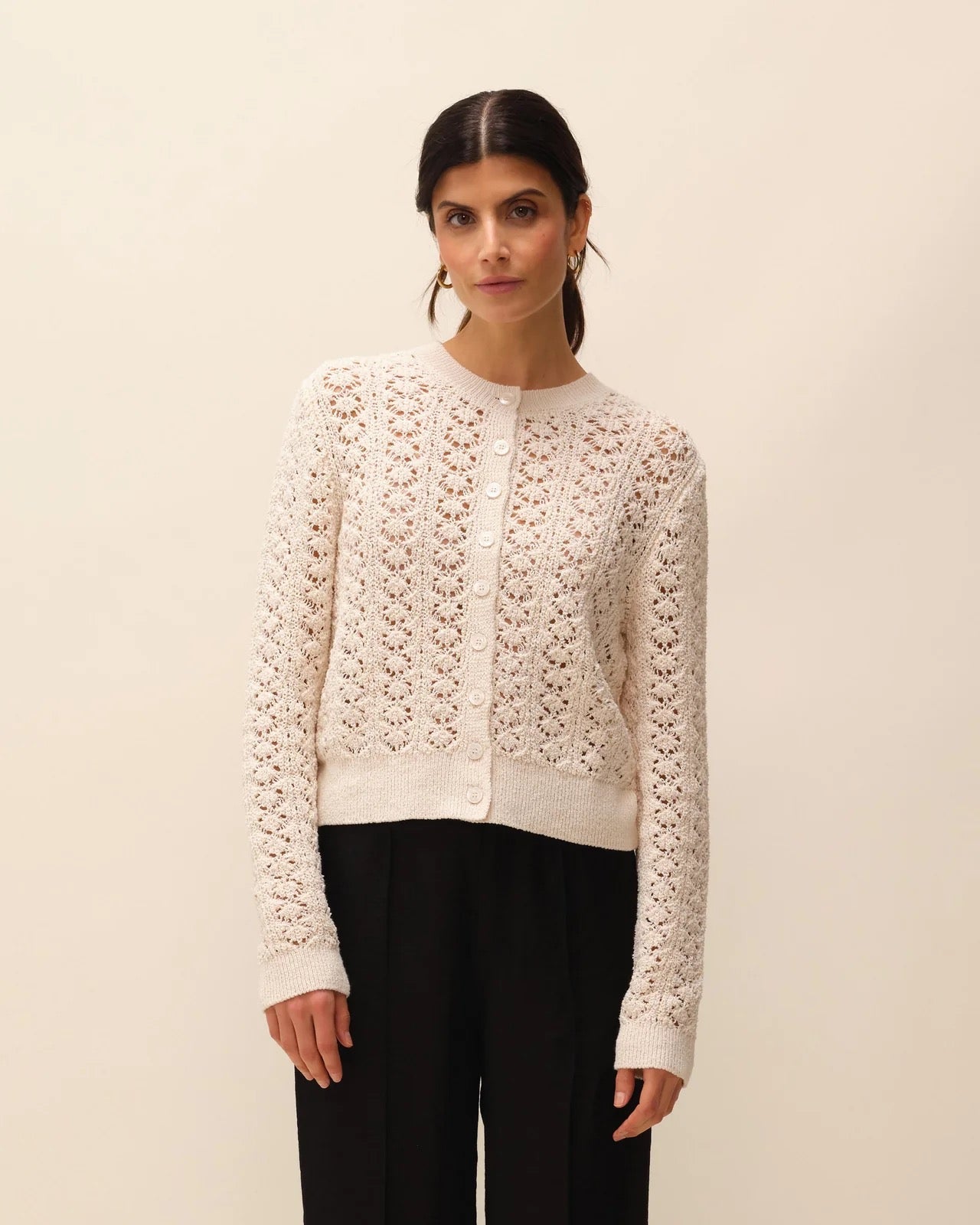 Cardigan Écru Naya