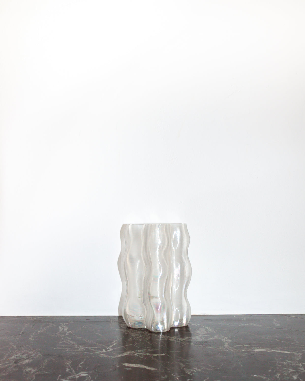 Transparent Magma Vase