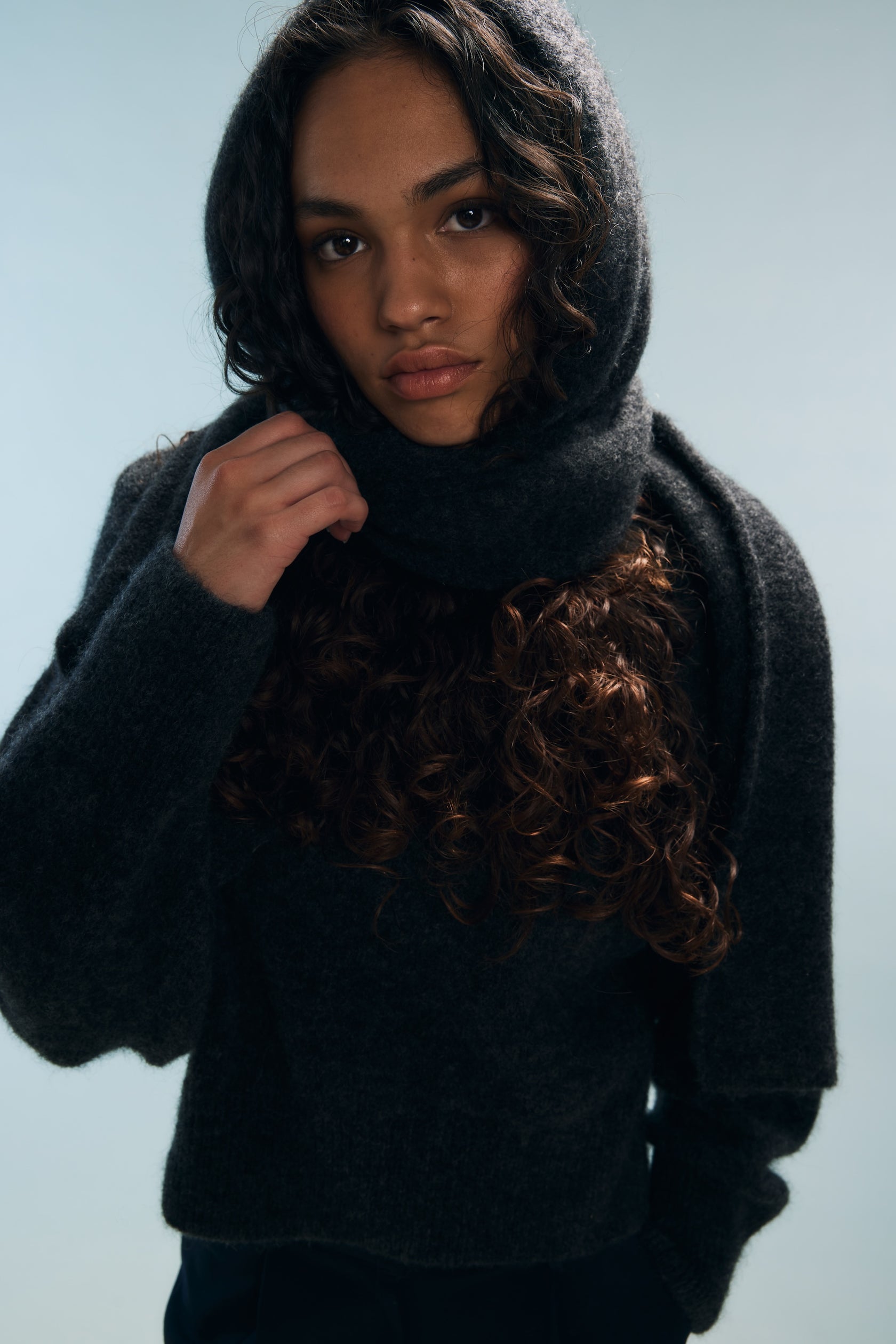 Capuche- Échapre Gris Foncé Jina