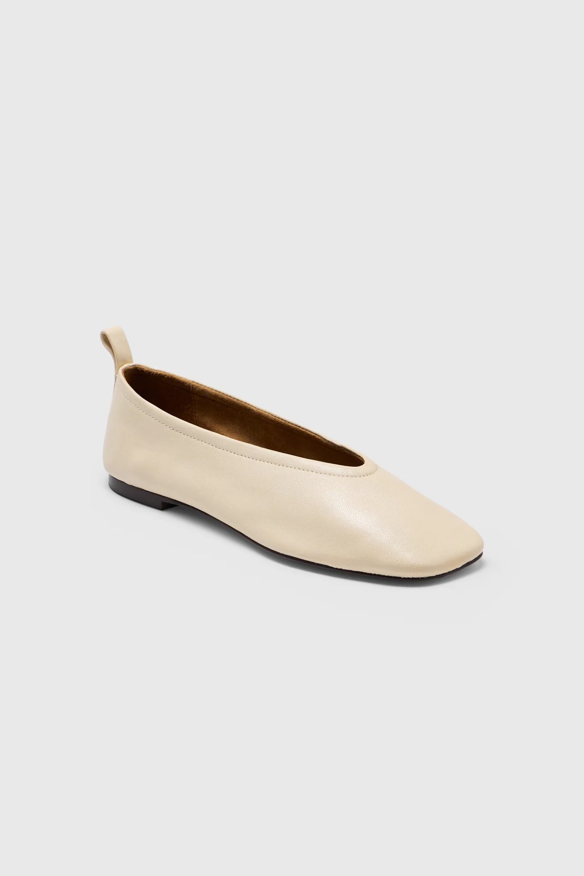 Ballerines Cadence en cuir - Écru