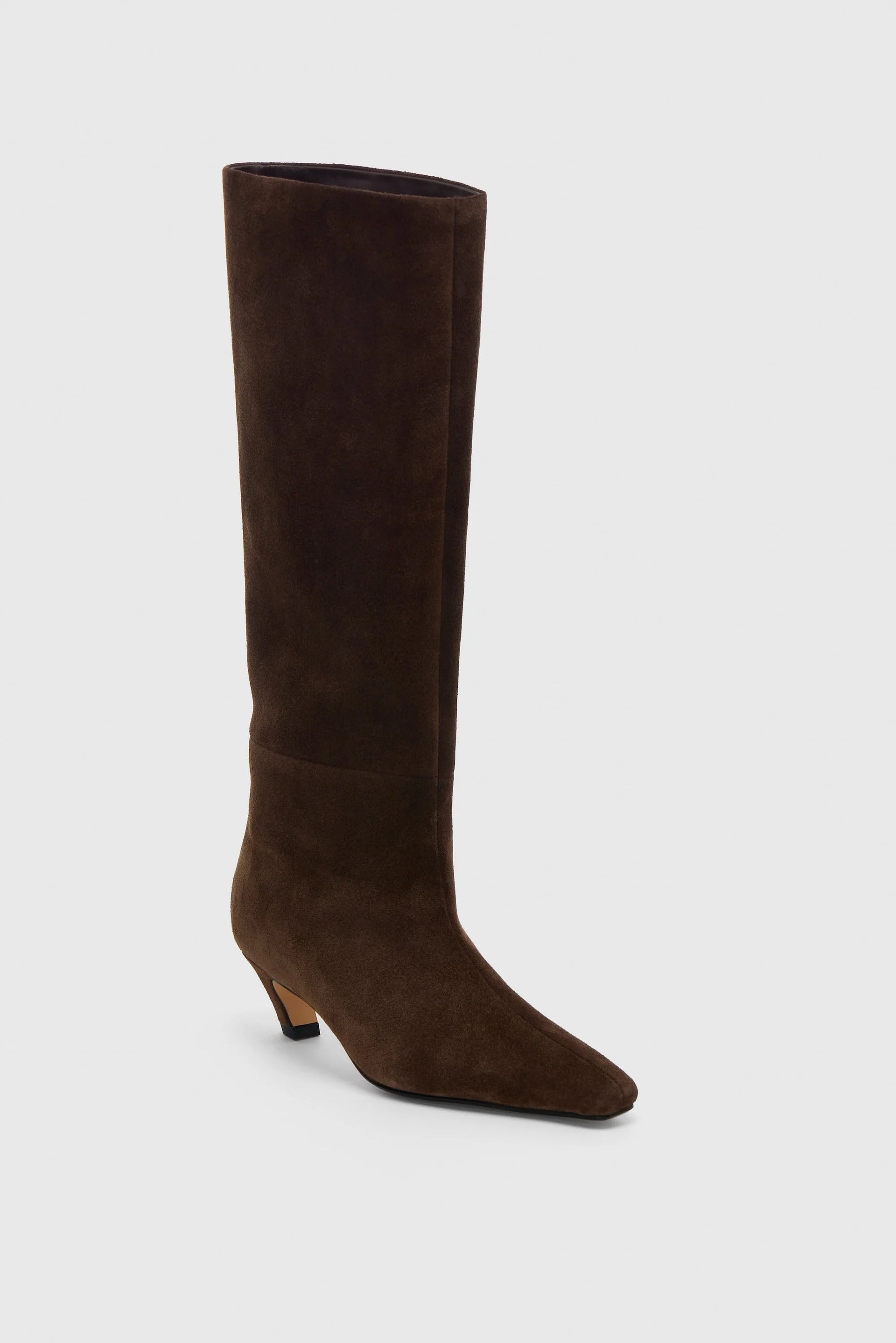 Bottes en daim espresso