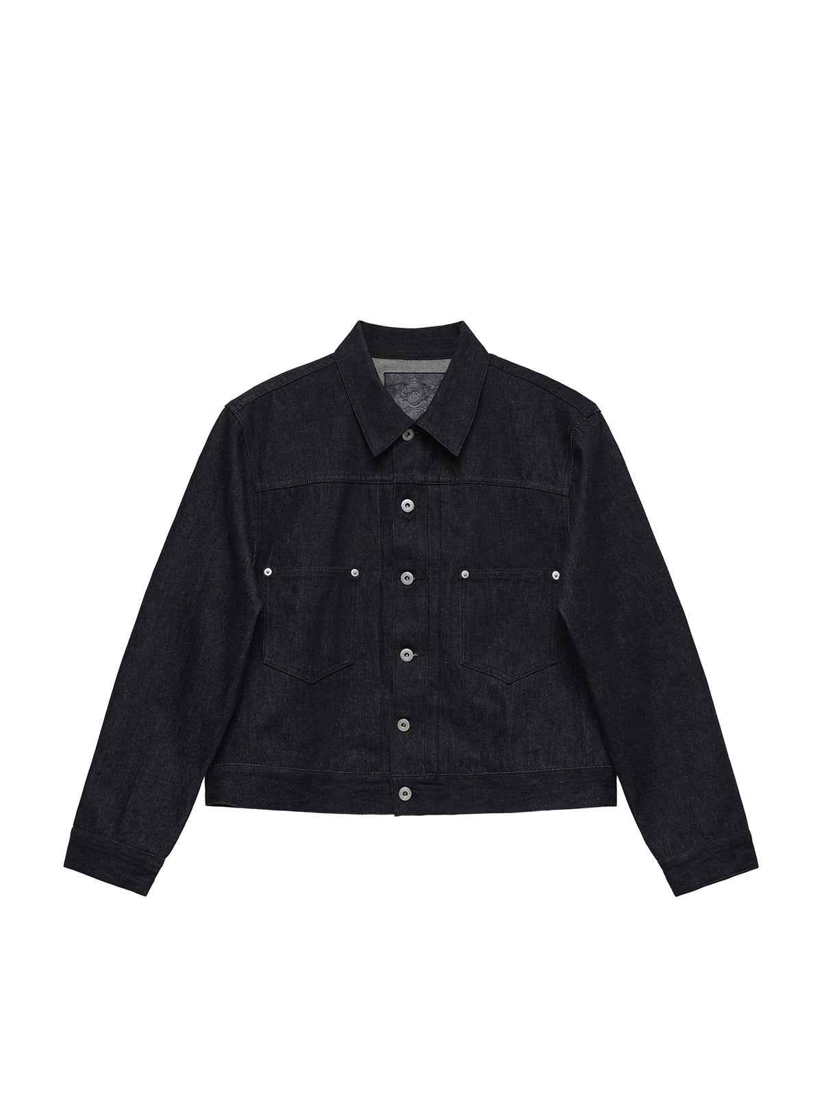 Veste courte en denim indigo 11,3 oz