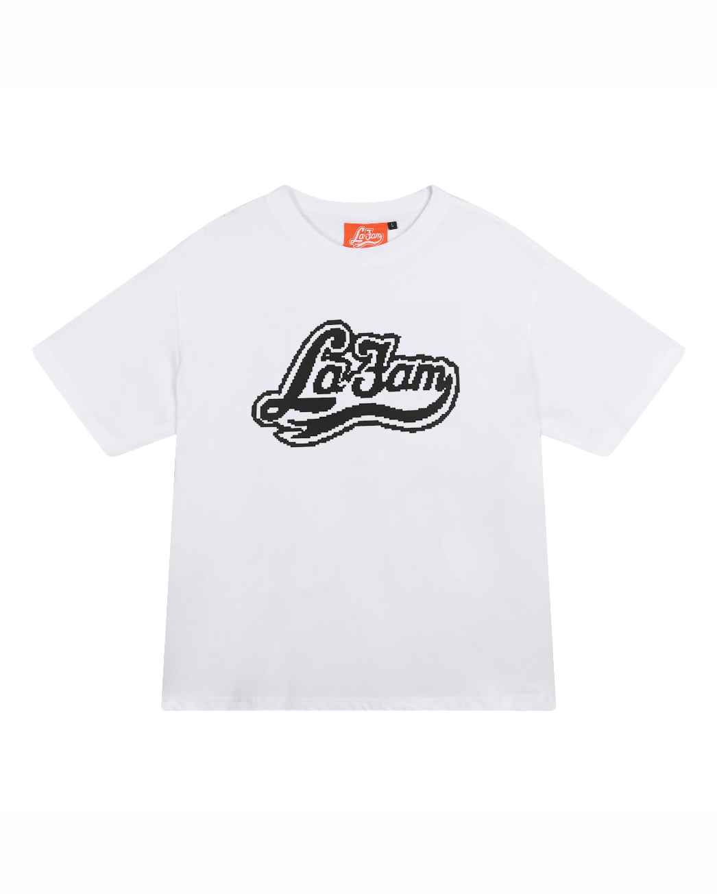 T-Shirt Blanc Logo Pixel