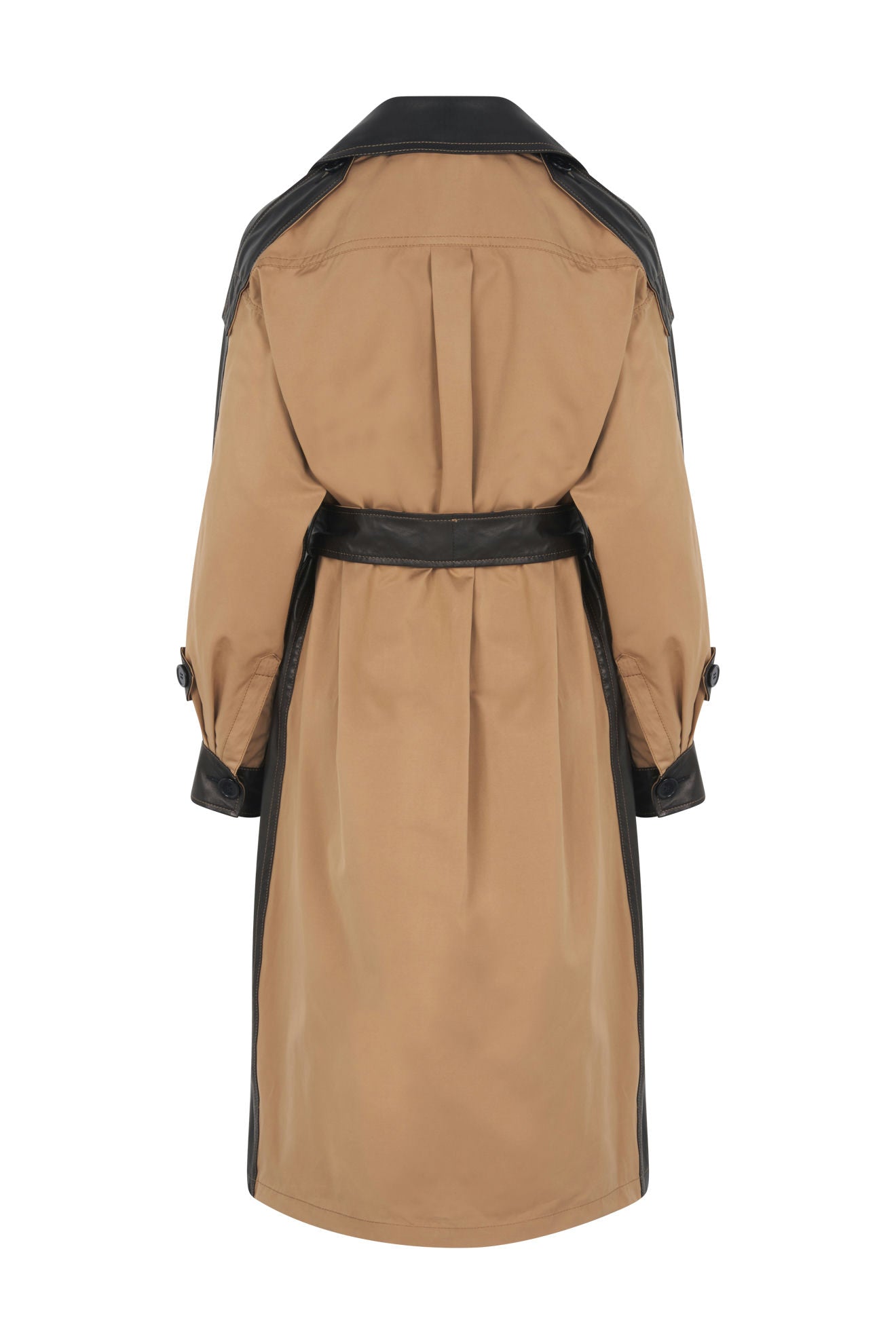Trench Bimatiere En Cuir